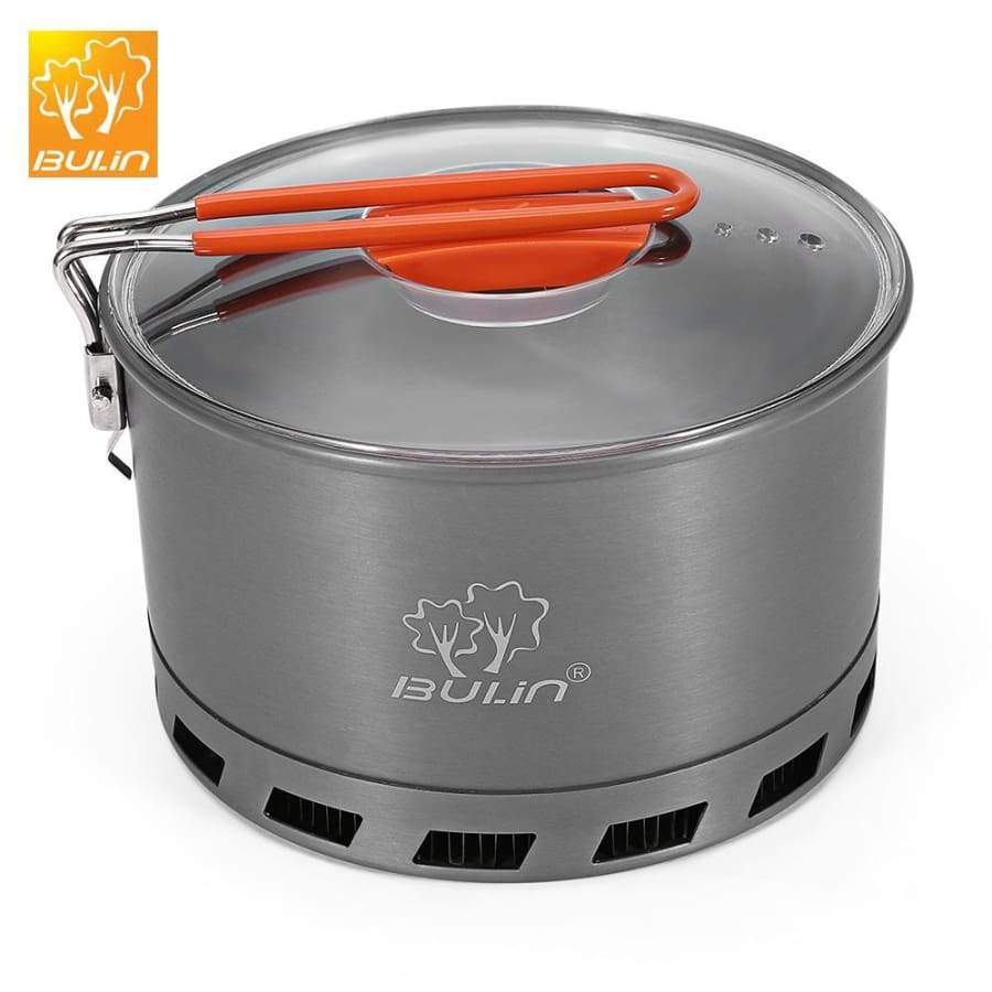 2 - 3 Person 2.1L Camping Heat Exchanger Pot