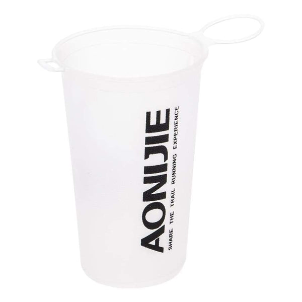 200ML Foldable TPU Sports Soft Cup - WHITE - Water Bags