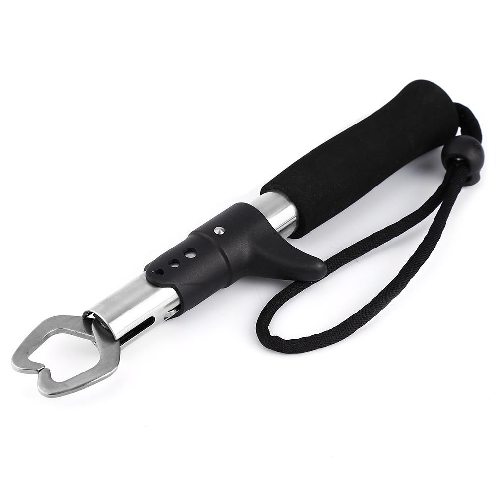 Gun Type Stainless Steel Fish Lip Grabber Gripper Grip Tool