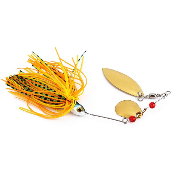 6 PCS Fishing Lure Spinner Buzz Bait for Bass Crank