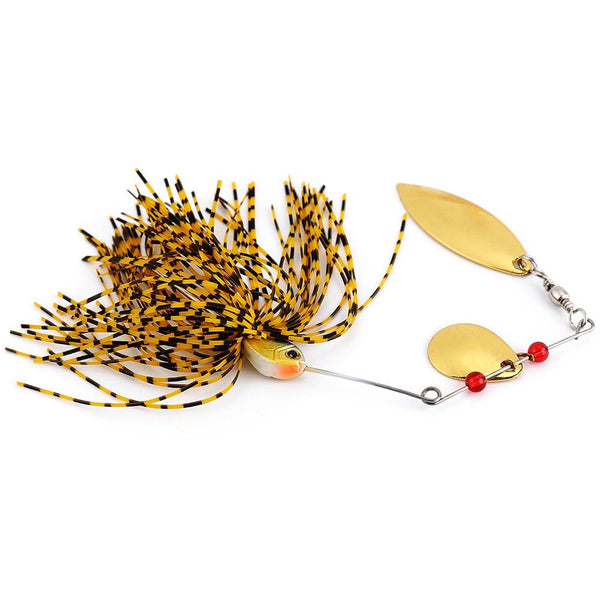 6 PCS Fishing Lure Spinner Buzz Bait for Bass Crank
