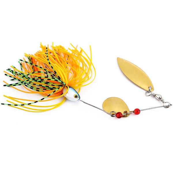 6 PCS Fishing Lure Spinner Buzz Bait for Bass Crank