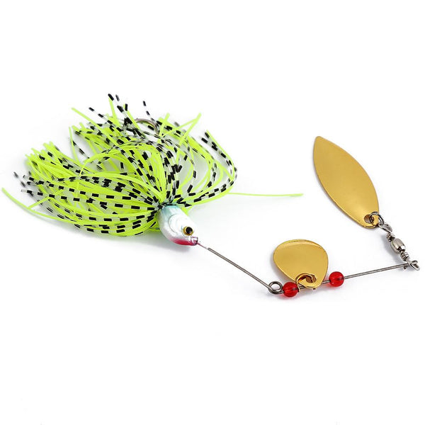 6 PCS Fishing Lure Spinner Buzz Bait for Bass Crank