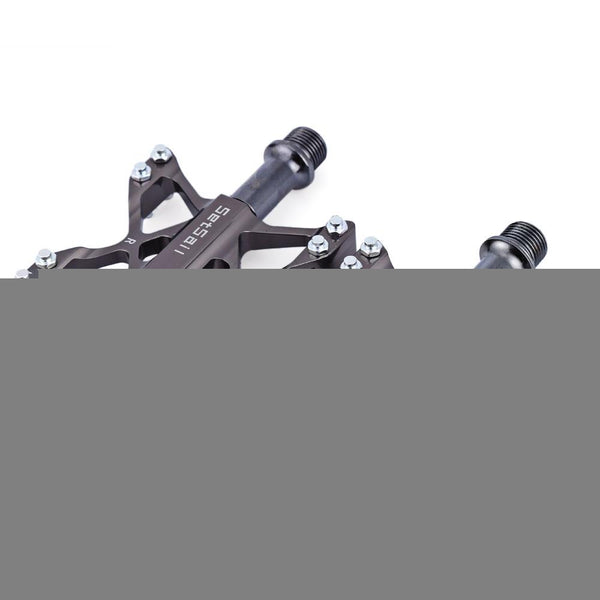 1 Pair SETSAIL 068 Mountain Bike Pedals Suitable BMX Flat with Butterfly Shape