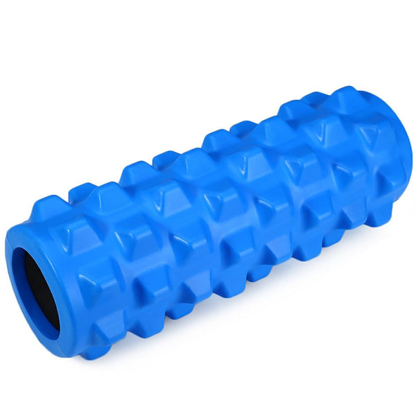 MILY SPORT PU Skin EVA Yoga Fitness Foam Roller Physio Block Exercise Massage Gym Cure Equipment