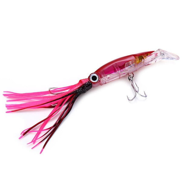 6pcs 14cm Trolling Minnow Fishing Lure Bionic Squid Bait 40g