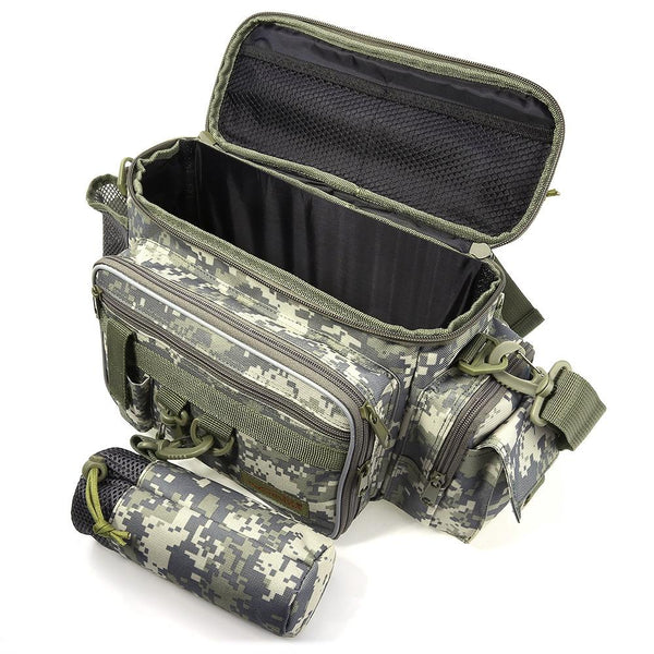 Multifunction Lure Waist Pack Fishing Tackle Messenger Bag