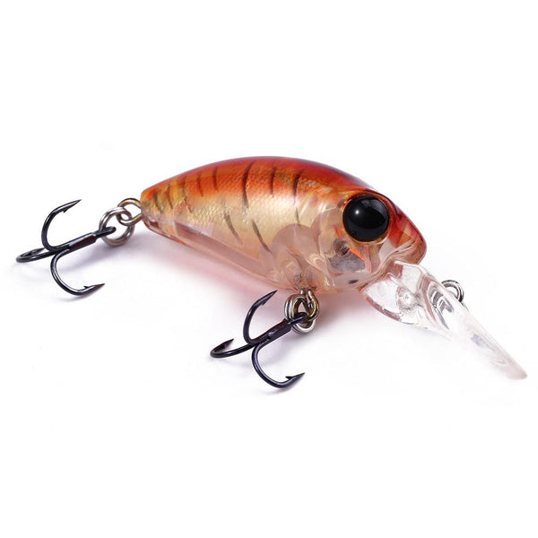 DW40 32mm Trulinoya Bare King Mini Fishing Lure Hard Bait with Hook Fishing Gear
