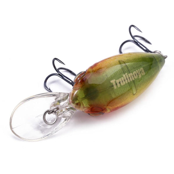 DW40 32mm Trulinoya Bare King Mini Fishing Lure Hard Bait with Hook Fishing Gear