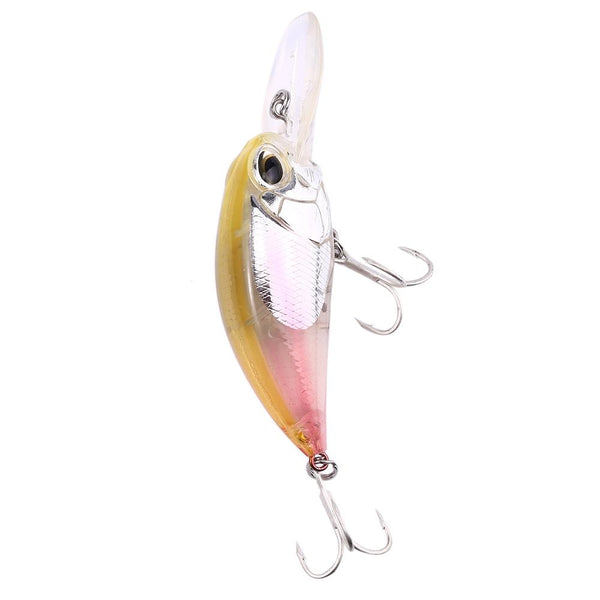 DW32 60mm Trulinoya Hard Fishing Lure Crank Artificial Baits with Hook Fishing Gear