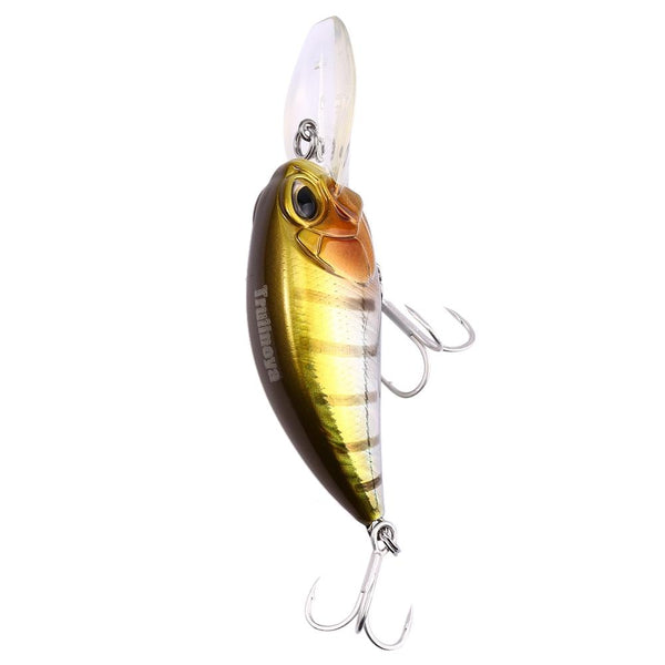 DW32 60mm Trulinoya Hard Fishing Lure Crank Artificial Baits with Hook Fishing Gear