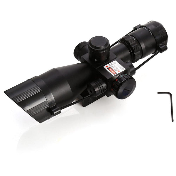 Beileshi 2.5 - 10 x 40 Tactical Riflescope with Red Laser Dual Illuminated Mil-dot W / Rail Mount - CBXMall.com | Best Prices ➤ Fast DELIVERY | ✈ Free Standard Shipping over 100+ Countries Worldwide