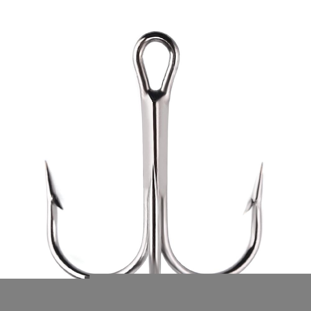 100 Pcs Lures Fishing Treble Hooks