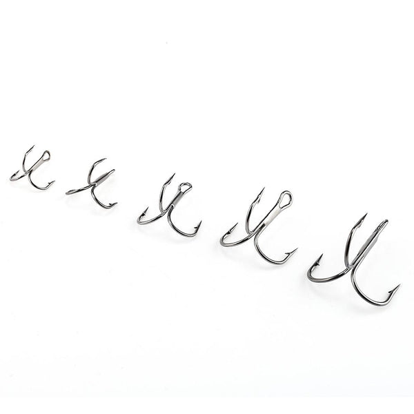 100 Pcs Lures Fishing Treble Hooks