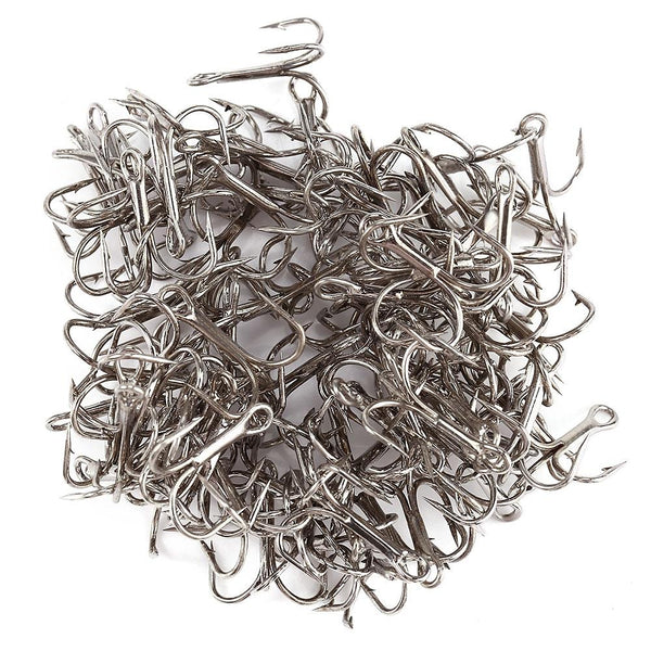 100 Pcs Lures Fishing Treble Hooks