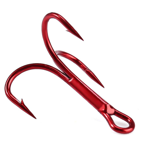 100 Pcs Lures Fishing Treble Hooks
