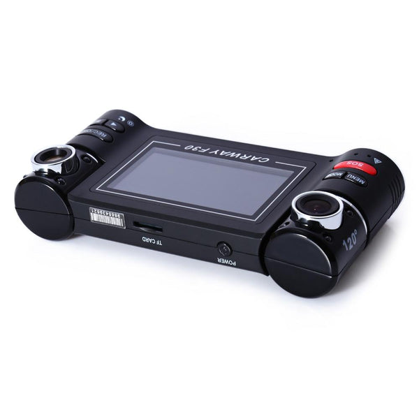 F30 2.7 inch Car DVR Camera Video Driving Recorder HD Dual Lens Dashboard Vehicle Camcorder