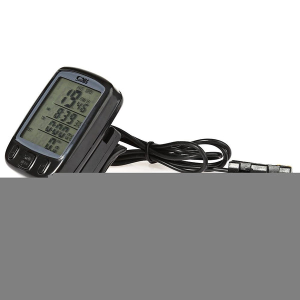 SunDing SD - 563B Outdoor Multifunction Water Resistant Cycling Odometer Speedometer