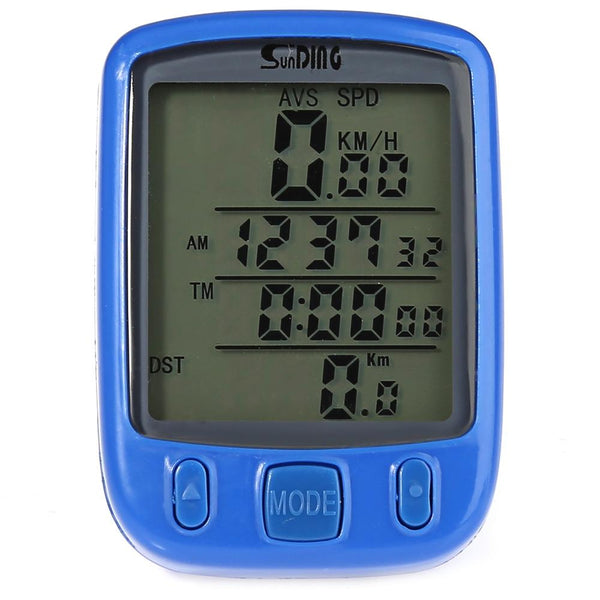 SunDing SD - 563B Outdoor Multifunction Water Resistant Cycling Odometer Speedometer
