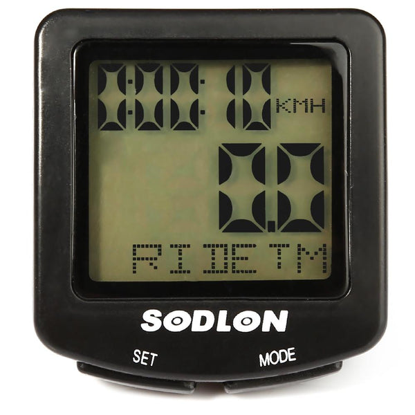 Sodlon SD - 571 Versatile 30 Functions LCD Backlight Bike Computer Speedometer