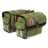 Roswheel Durable 2 in 1 Water Repellent Bicycle Rear Pannier Bag with Reflective Stripe
