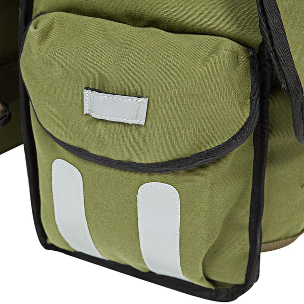 Roswheel Durable 2 in 1 Water Repellent Bicycle Rear Pannier Bag with Reflective Stripe