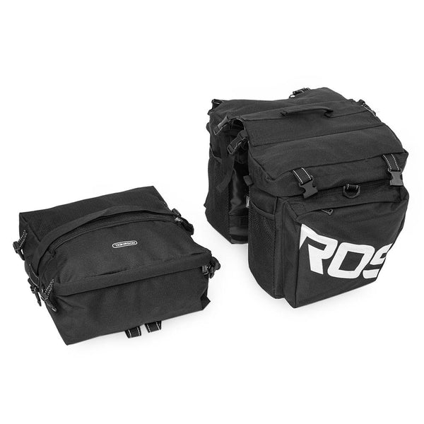 Roswheel 37L Water Resistant Durable 3 in 1 Bicycle Rear Pannier Bag