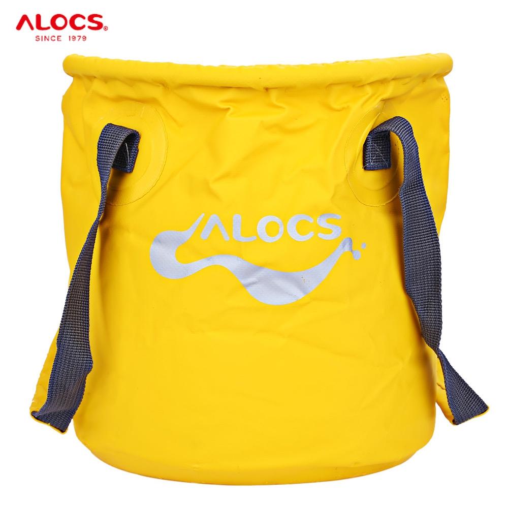 Outdoor Portable Folding Bucket Water Storage Holder for Fishing Camping - 11L