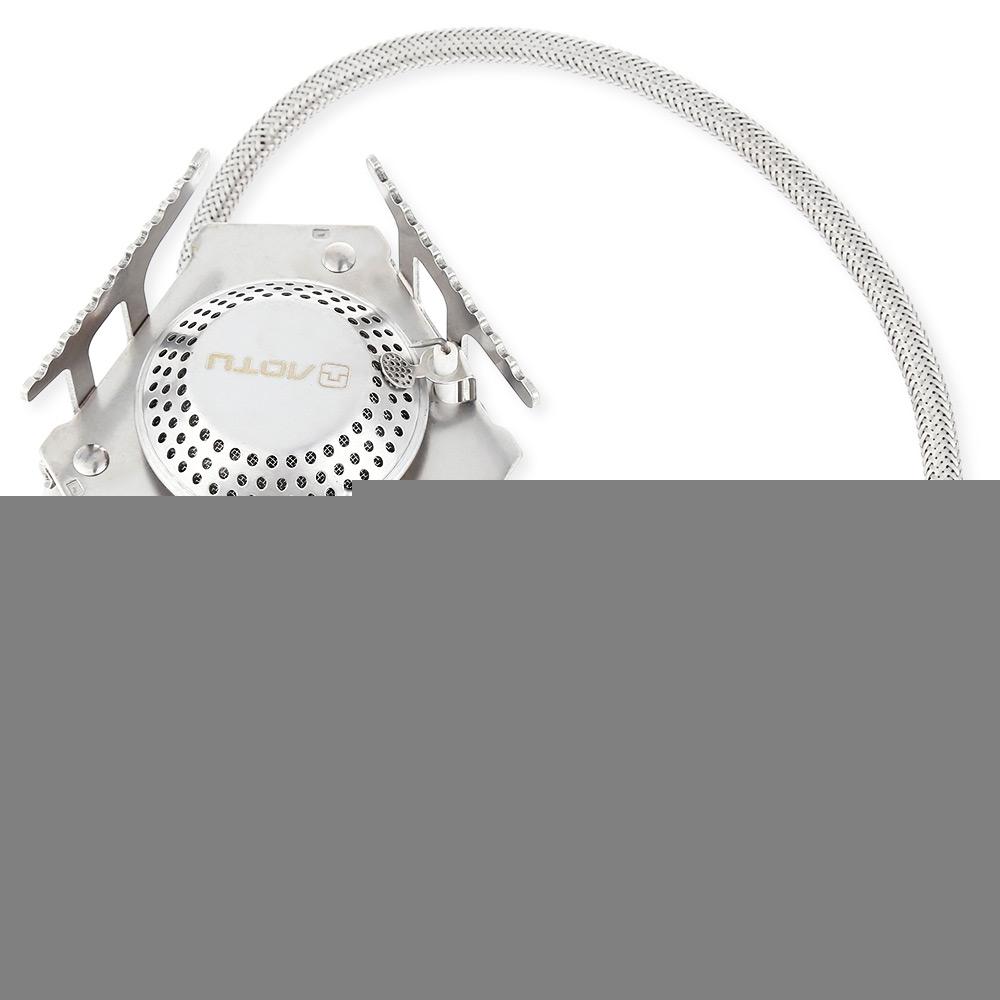 Split Type Flat Stove Head with High Temperature Resistant Folding Bracket