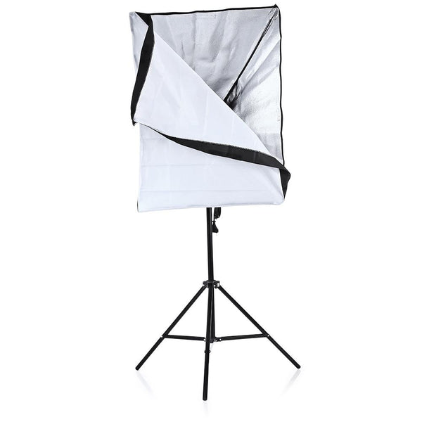3-in-1 Photo Studio Kit 4 Lamp Holder 2m Light Stand 50 x 70cm Soft Box