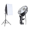 3-in-1 Photo Studio Kit 4 Lamp Holder 2m Light Stand 50 x 70cm Soft Box