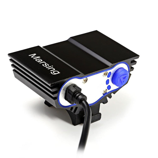 Marsing X3 2500Lm 3 Mode Cree XML T6 LED Bicycle Light Headlamp Set for Night Cycling