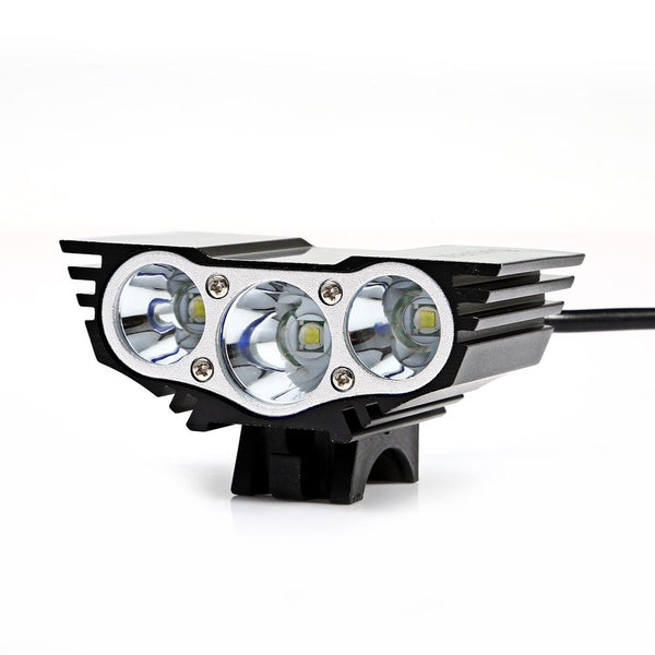 Marsing X3 2500Lm 3 Mode Cree XML T6 LED Bicycle Light Headlamp Set for Night Cycling