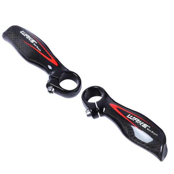WAKE Paired Carbon Fiber Glossy Bicycle MTB Bike Handlebar Bar End