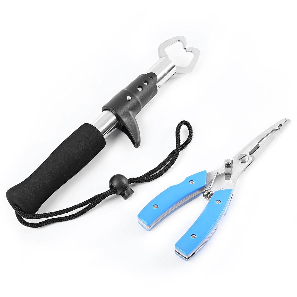Outdoor Aluminum Alloy Fishing Pliers Stainless Steel Fishing Gripper Set