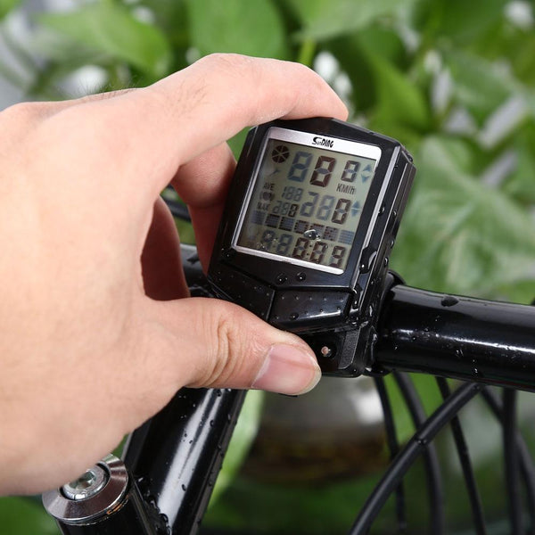SunDing SD - 573C Outdoor Multifunctional Water Resistant LCD Backlight Cycling Odometer