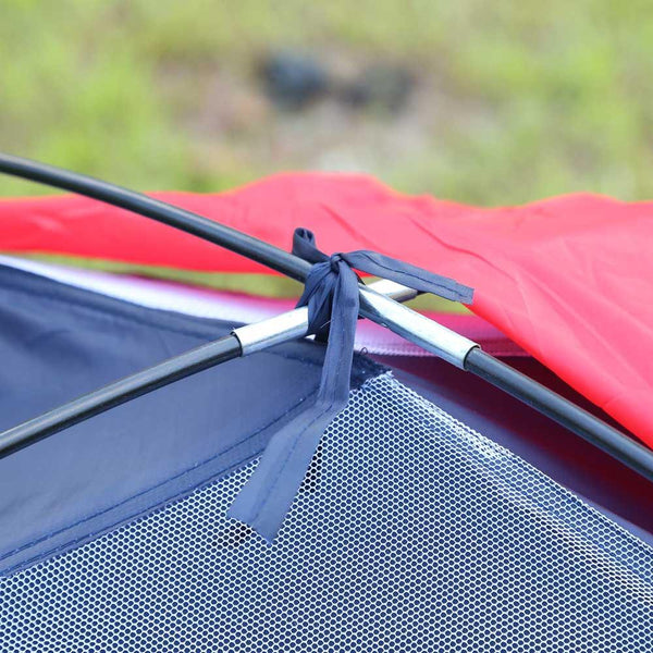 Two Person Outdoor Camping Tent Kit Fiberglass Pole Water Resistance with Carry Bag for Hiking Traveling - CBXMall.com | Best Prices ➤ Fast DELIVERY | ✈ Free Standard Shipping over 100+ Countries Worldwide