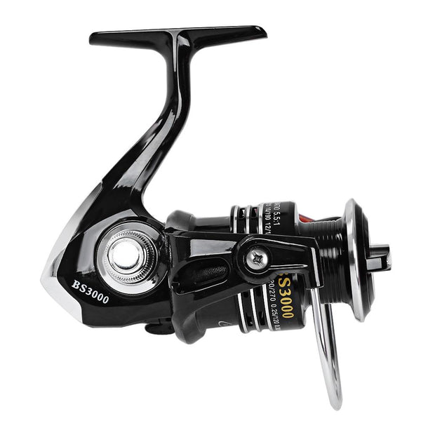 Fishdrops Size 1000 - 7000 Metal Reel Spinning Fishing Tackle with 13BB One Way Clutch