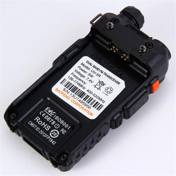 BAOFENG UV - 5R UHF / VHF Walkie Talkie 128-Channel with Flashlight