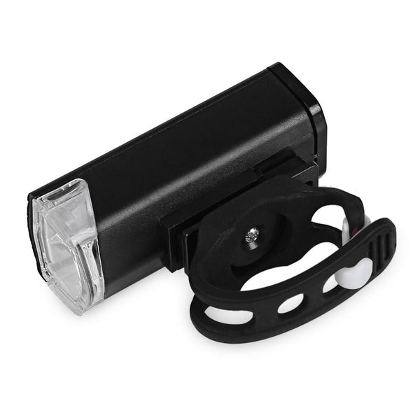 Water Resistant Rechargeable Mountain Bike Front Light with USB Changer for Night Cycling
