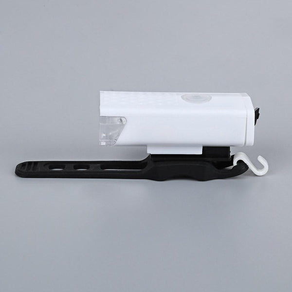 Water Resistant Rechargeable Mountain Bike Front Light with USB Changer for Night Cycling