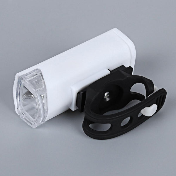 Water Resistant Rechargeable Mountain Bike Front Light with USB Changer for Night Cycling
