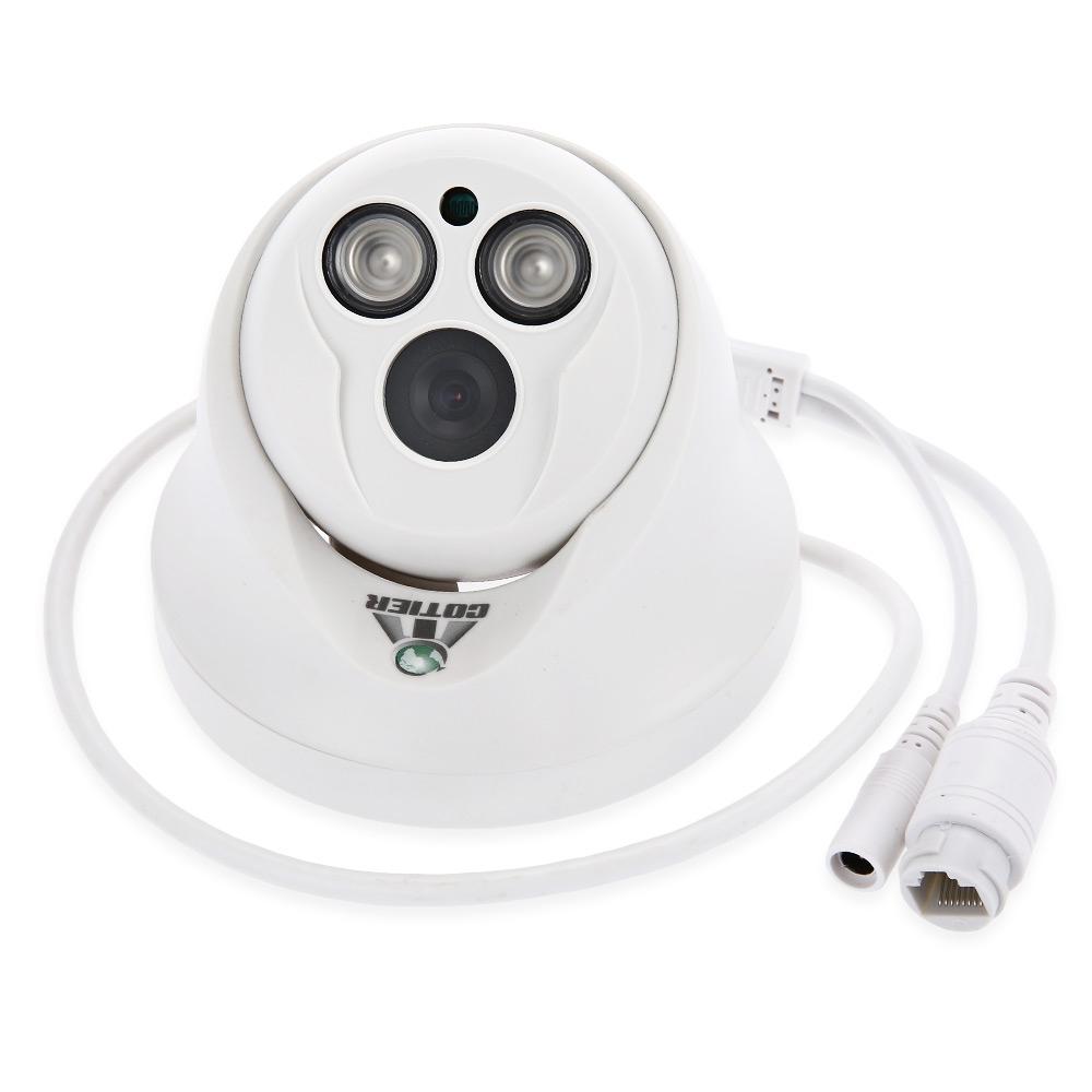 COTIER TV - 532eW / IP H.264 720P HD P2P Motion Detection IR-cut Dome IP Camera