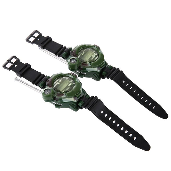 2pcs 7 in 1 Walkie Talkie Watch Camouflage Style Children Toy