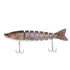 HS - 006 Minnow 8 Sections Artificial Fishing Bait Bionic Lure with Hook