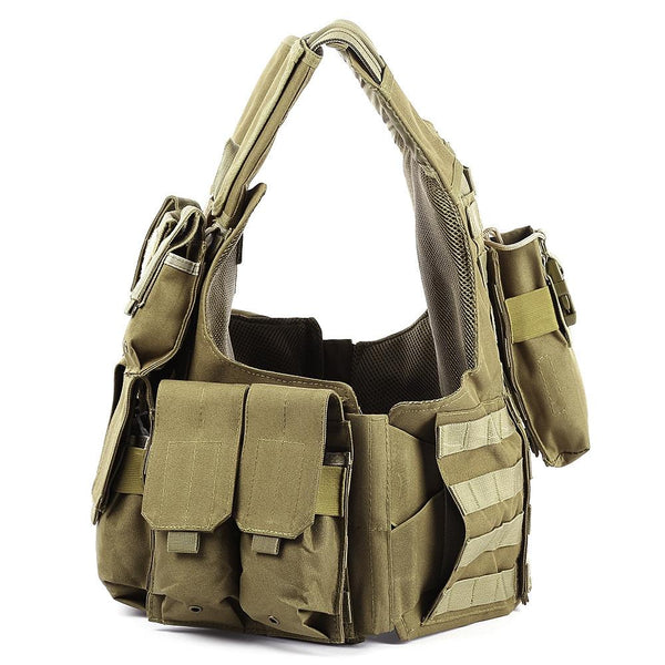 Tactical Military Battle Combat Airsoft Molle Bullet Assault Plate Carrier Vest - CBXMall.com | Best Prices ➤ Fast DELIVERY | ✈ Free Standard Shipping over 100+ Countries Worldwide