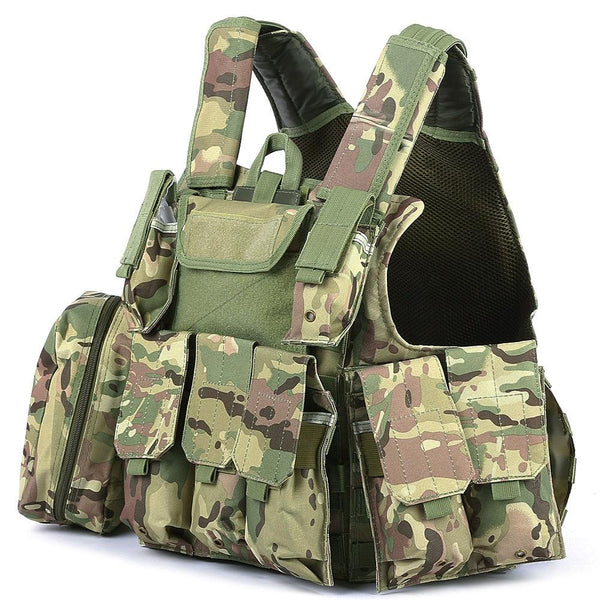 Tactical Military Battle Combat Airsoft Molle Bullet Assault Plate Carrier Vest - CBXMall.com | Best Prices ➤ Fast DELIVERY | ✈ Free Standard Shipping over 100+ Countries Worldwide