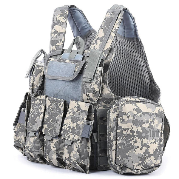 Tactical Military Battle Combat Airsoft Molle Bullet Assault Plate Carrier Vest - CBXMall.com | Best Prices ➤ Fast DELIVERY | ✈ Free Standard Shipping over 100+ Countries Worldwide