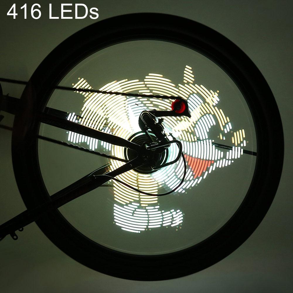 FT - 801 Pro DIY Bicycle Cycling 416 LEDs Waterproof Colorful Changing Video