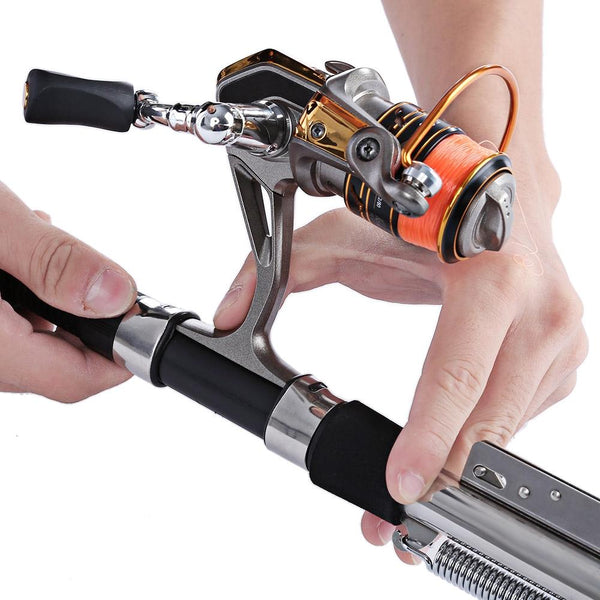 Sea River Lake Stainless Steel Automatic Fishing Rod Fish Pole